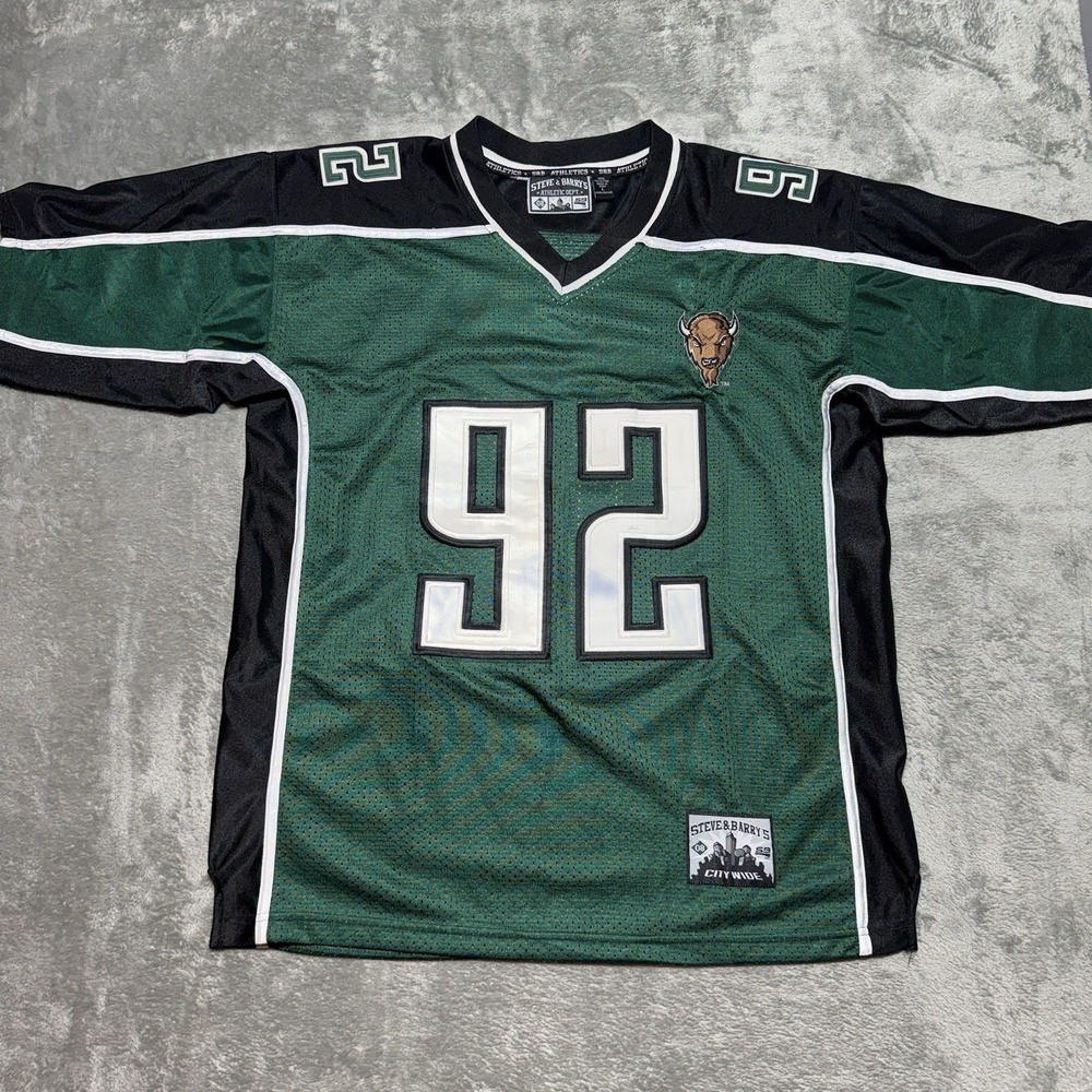 VTG Steve & Barrys Marshall Thundering‎ Herd Football Jersey Mens L Green #92